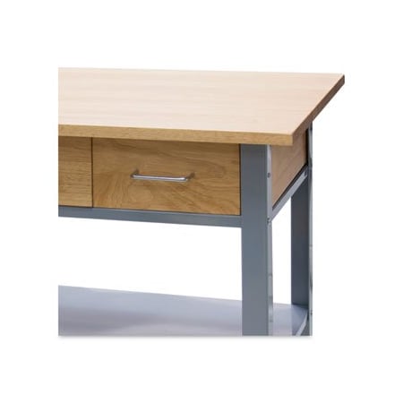 Advantus Vertiflex, COUNTERTOP SERVING CART, 35.5W X 19.75D X 34.25H, SILVER/BROWN VF53039